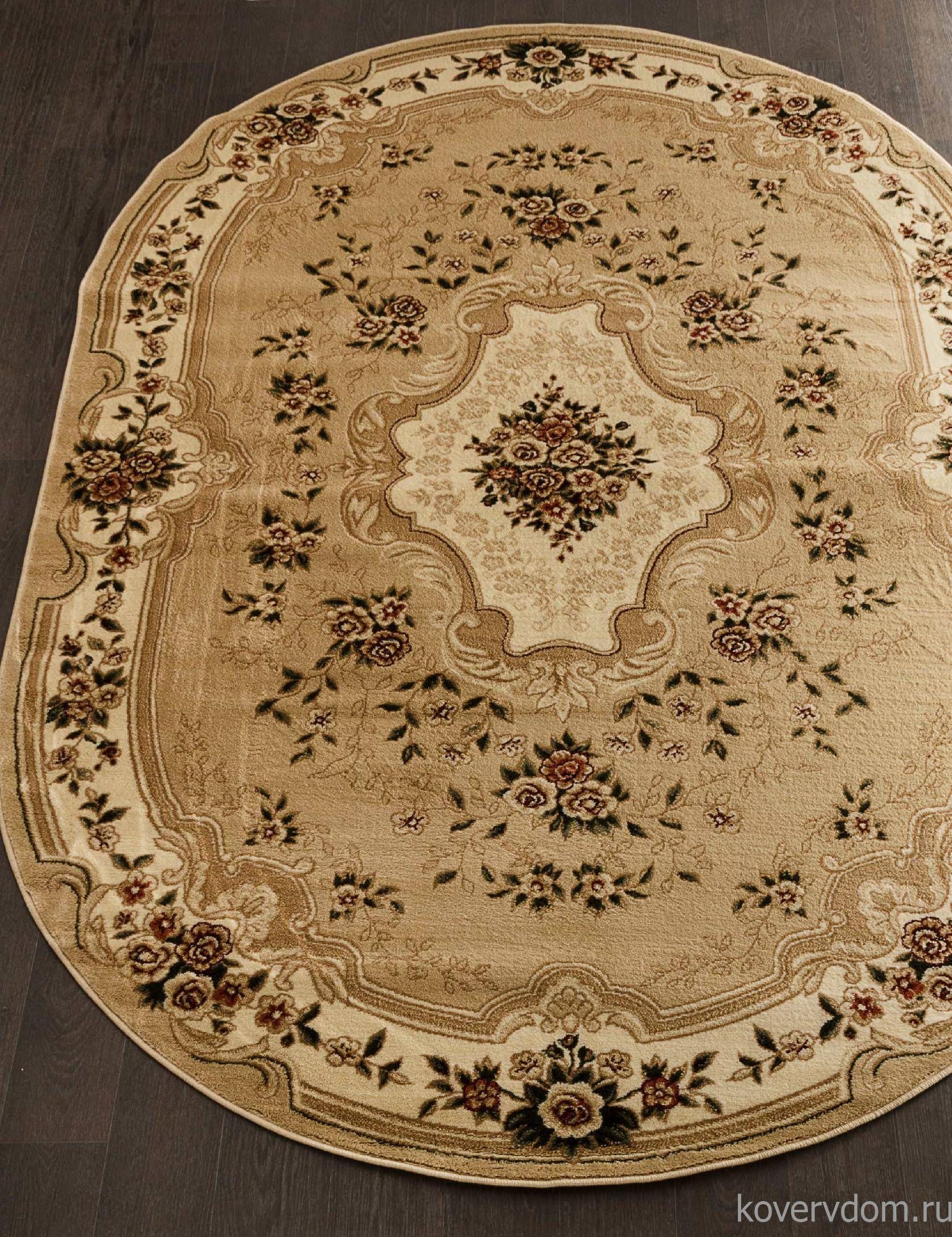 Ковер VALENCIA 2 D317 BEIGE Овал Ковер VALENCIA 2 D317 BEIGE Овал