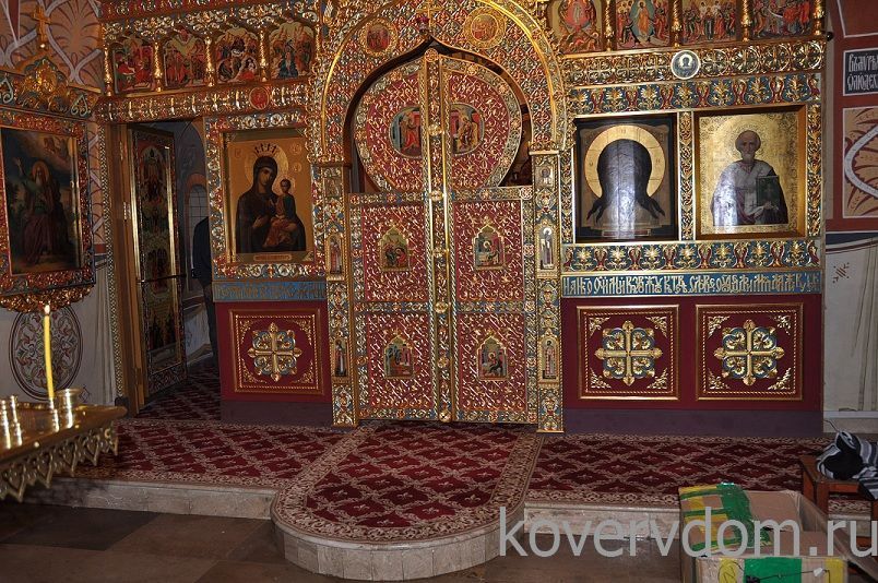 Ковровое покрытие с укладкой в храм