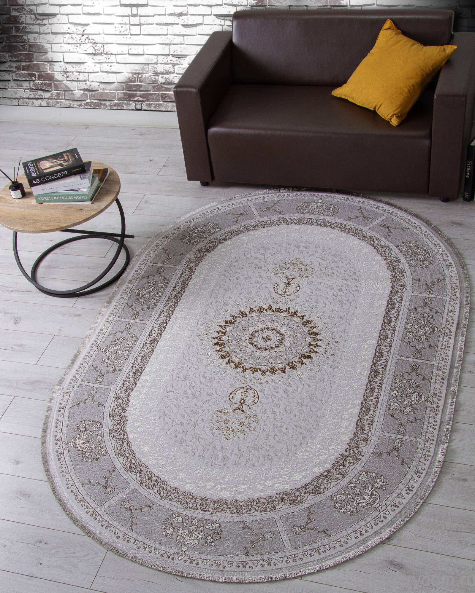 Ковер ZARINA A053B LIGHT GREY SHRINK / LIGHT GREY SHRINK Овал Ковер ZARINA A053B LIGHT GREY SHRINK / LIGHT GREY SHRINK Овал