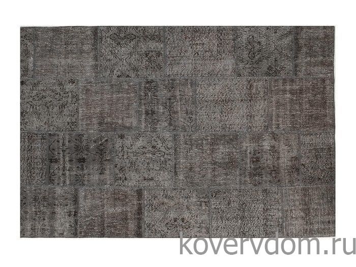 Винтажный ковер 100% шерсть пэчворк R-6165