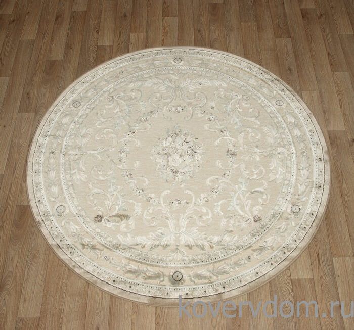 Рельефный ковер из вискозы GENOVA 38066 6565 61 КРУГ