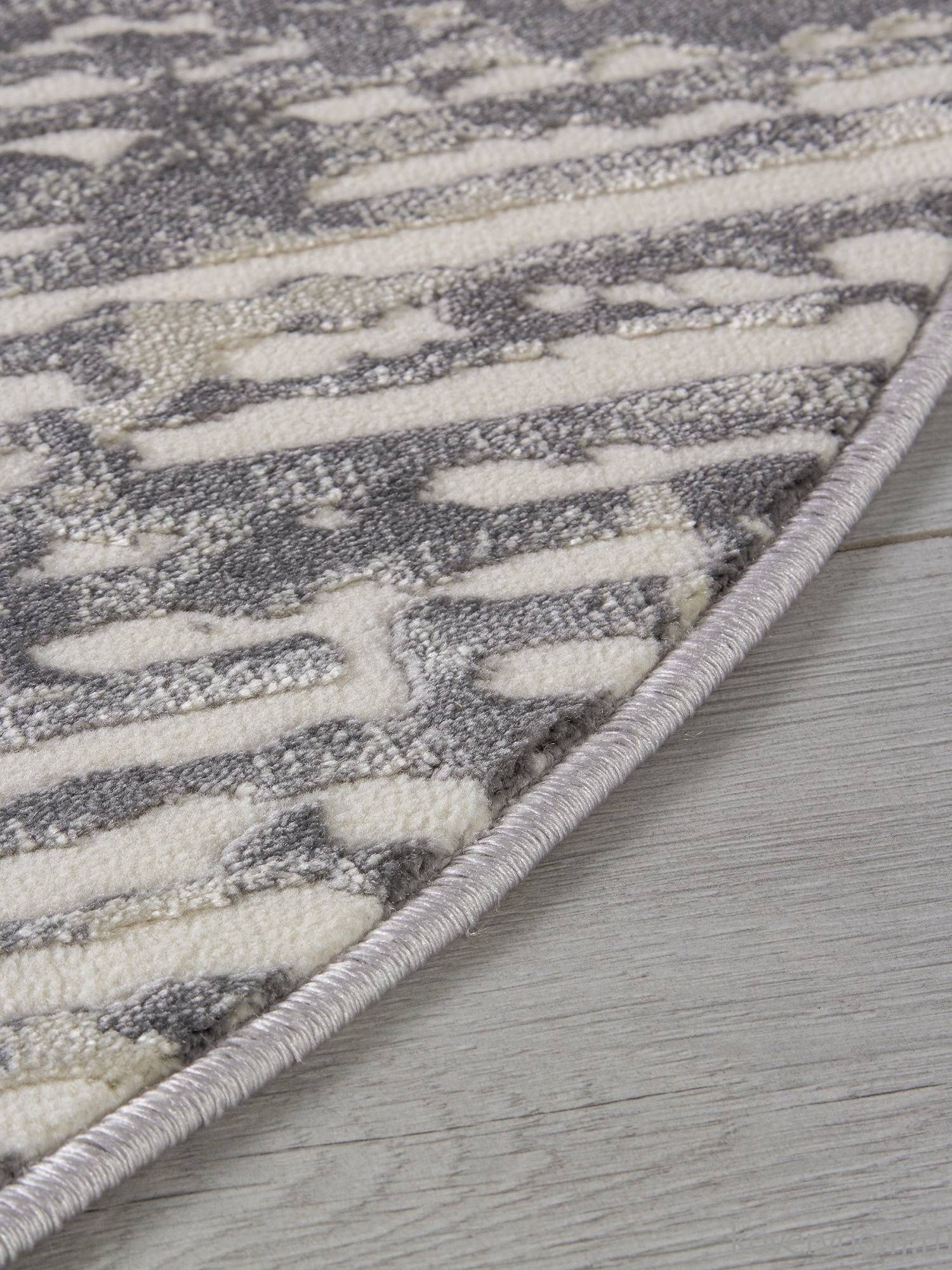 Ковер ATLANTIS D999 CREAM-GRAY Овал Ковер ATLANTIS D999 CREAM-GRAY Овал