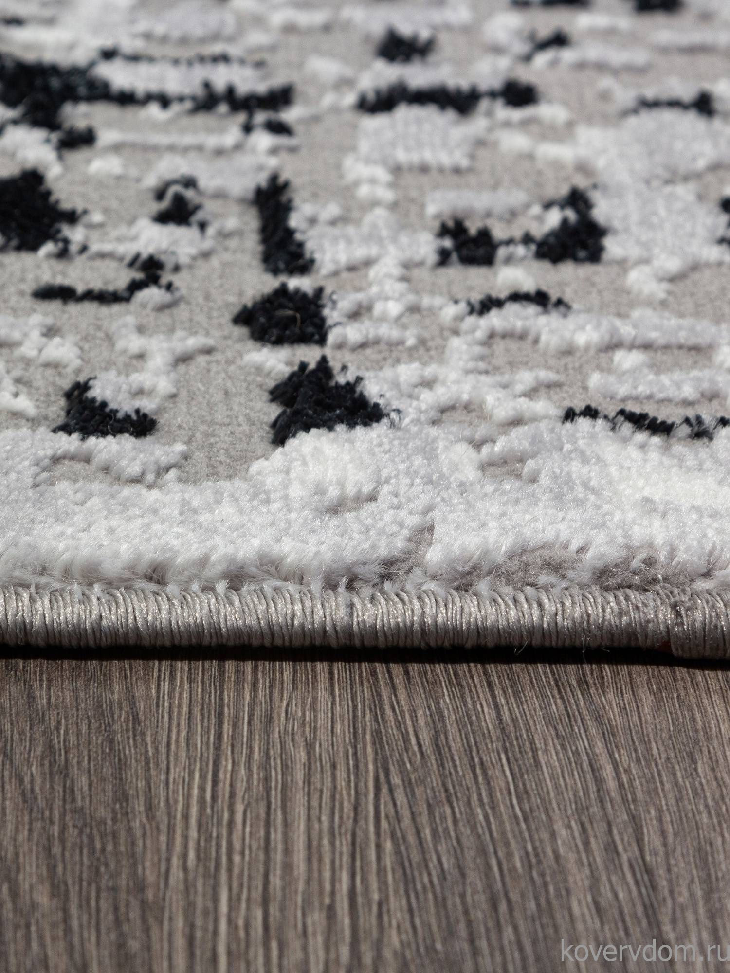 Ковер PALERMO F292 DARK GRAY Овал