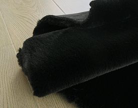 Круглый ковер черный RABBIT PREMIUM MS1000 BLACK Круг