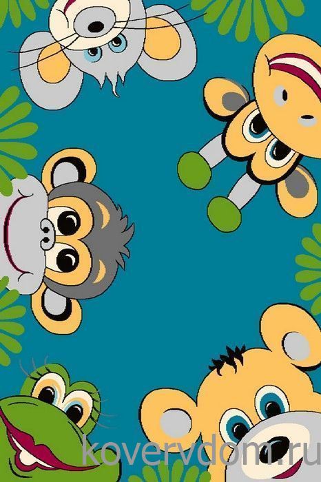 Ковер детский FUNKY TOP Tig emerald Ковер детский FUNKY TOP Tig emerald