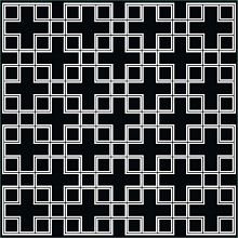 Ковер белый SCANDINAVIAN 88601-06 квадрат