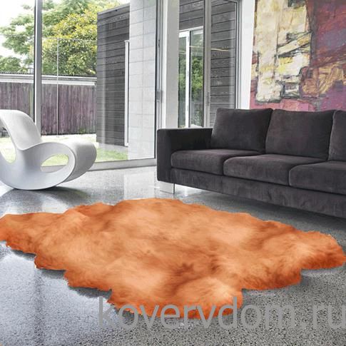 Овчина высокоплотная (накидка/ковер) ШЕСТЕРНАЯ  закат
