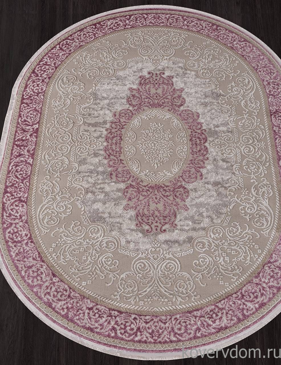 Ковер MOROCCO D764 PINK Овал