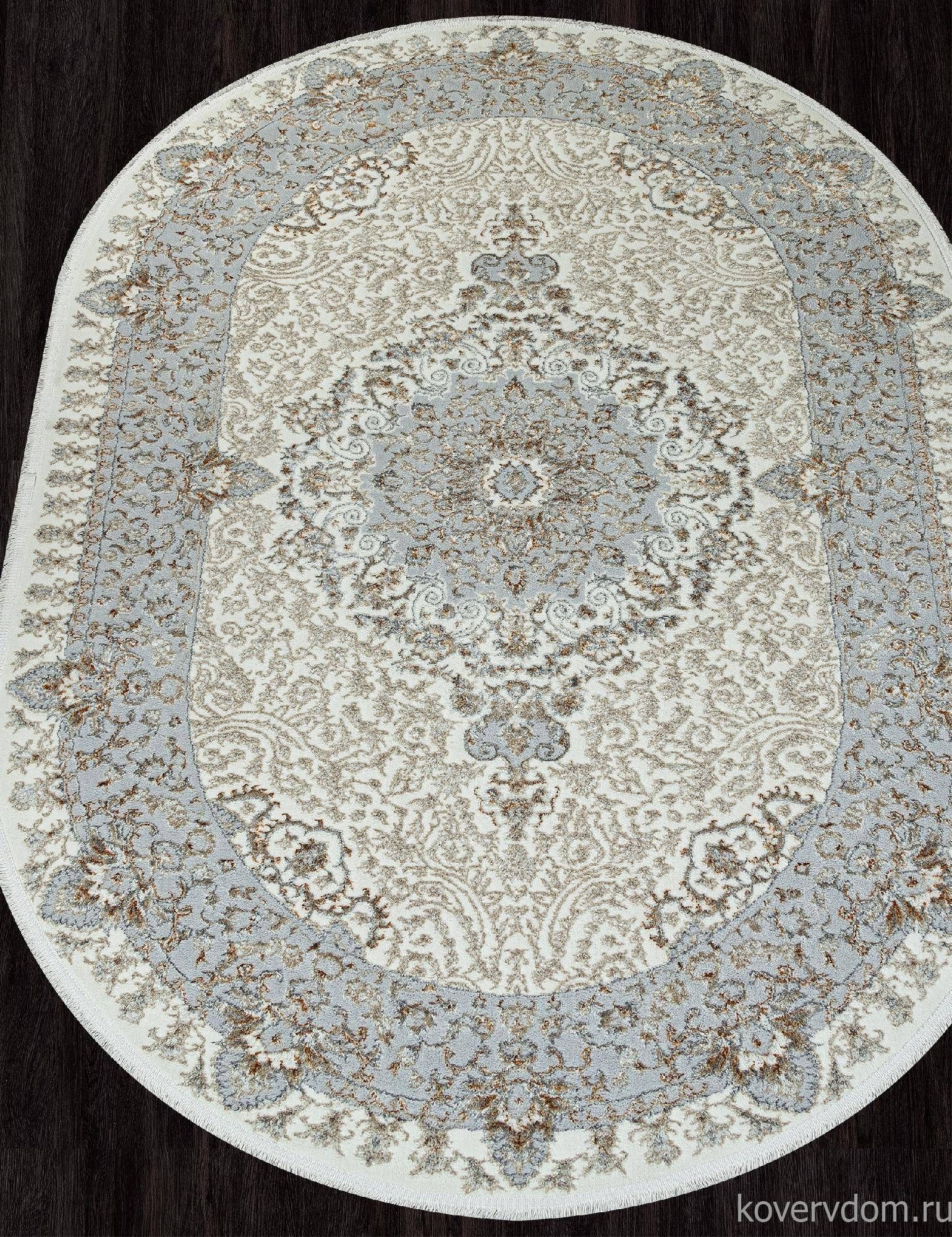 Ковер SAHARA 06066A CREAM FDY / CREAM HB Овал Ковер SAHARA 06066A CREAM FDY / CREAM HB Овал