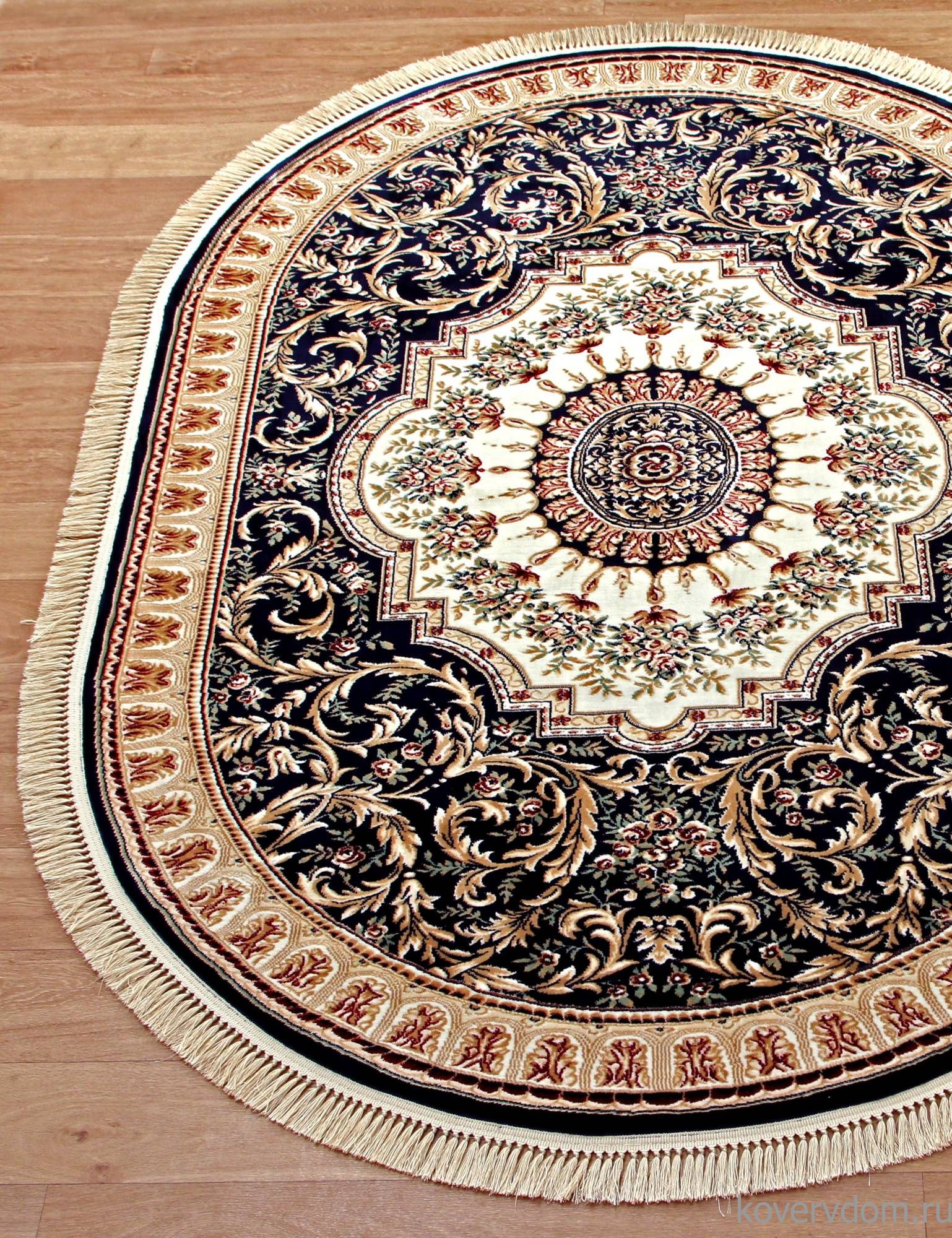 Ковер BROOKLYN 08615T BLUE / BLUE Овал