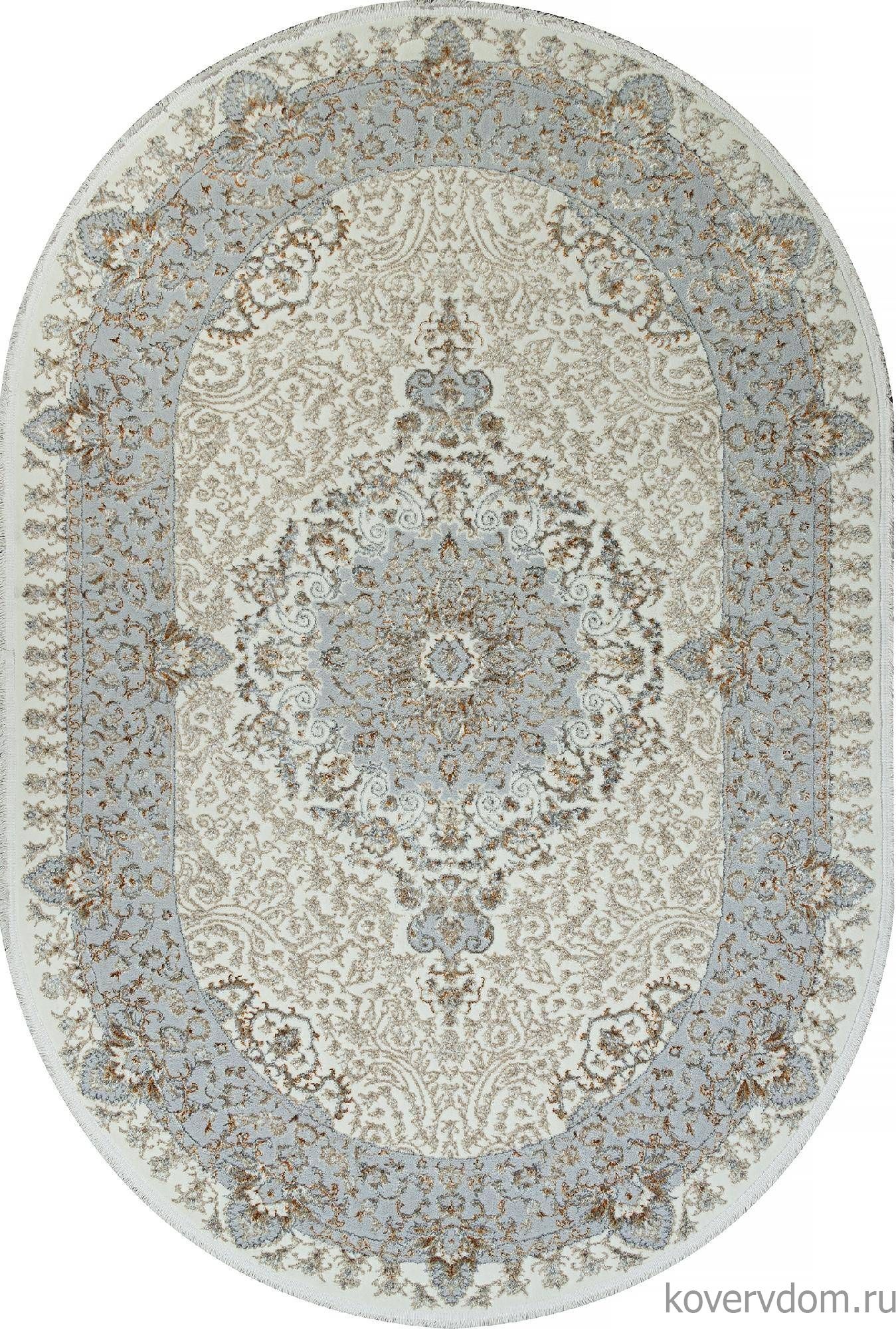 Ковер SAHARA-A 06066A CREAM FDY / CREAM HB Овал