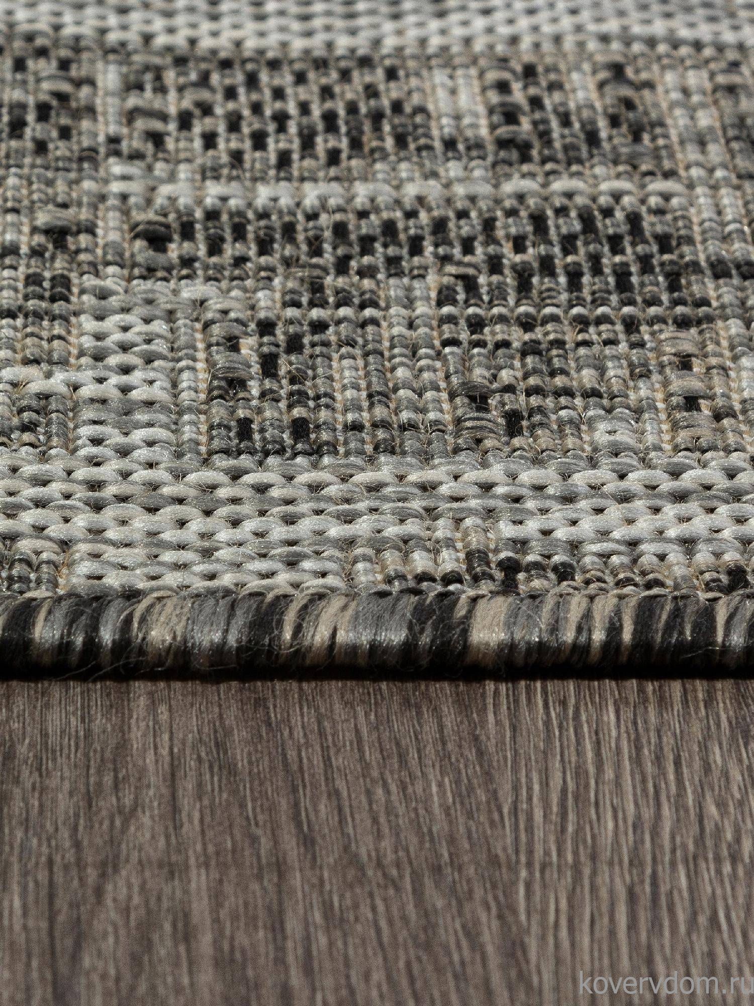 Ковер-циновка KAIR-A S144 GRAY Овал 