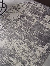 Ковер серый NATUREL F231 GRAY Овал