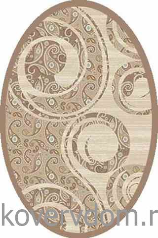 Ковер MEGA CARVING d269 CREAM Овал
