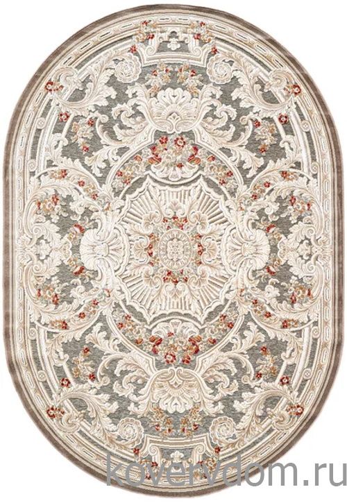 Рельефный ковер из вискозы GENOVA 38388 7292 71 ОВАЛ