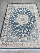 Ковер ZARINA A050B D.BLUE SHIRINK / CREAM