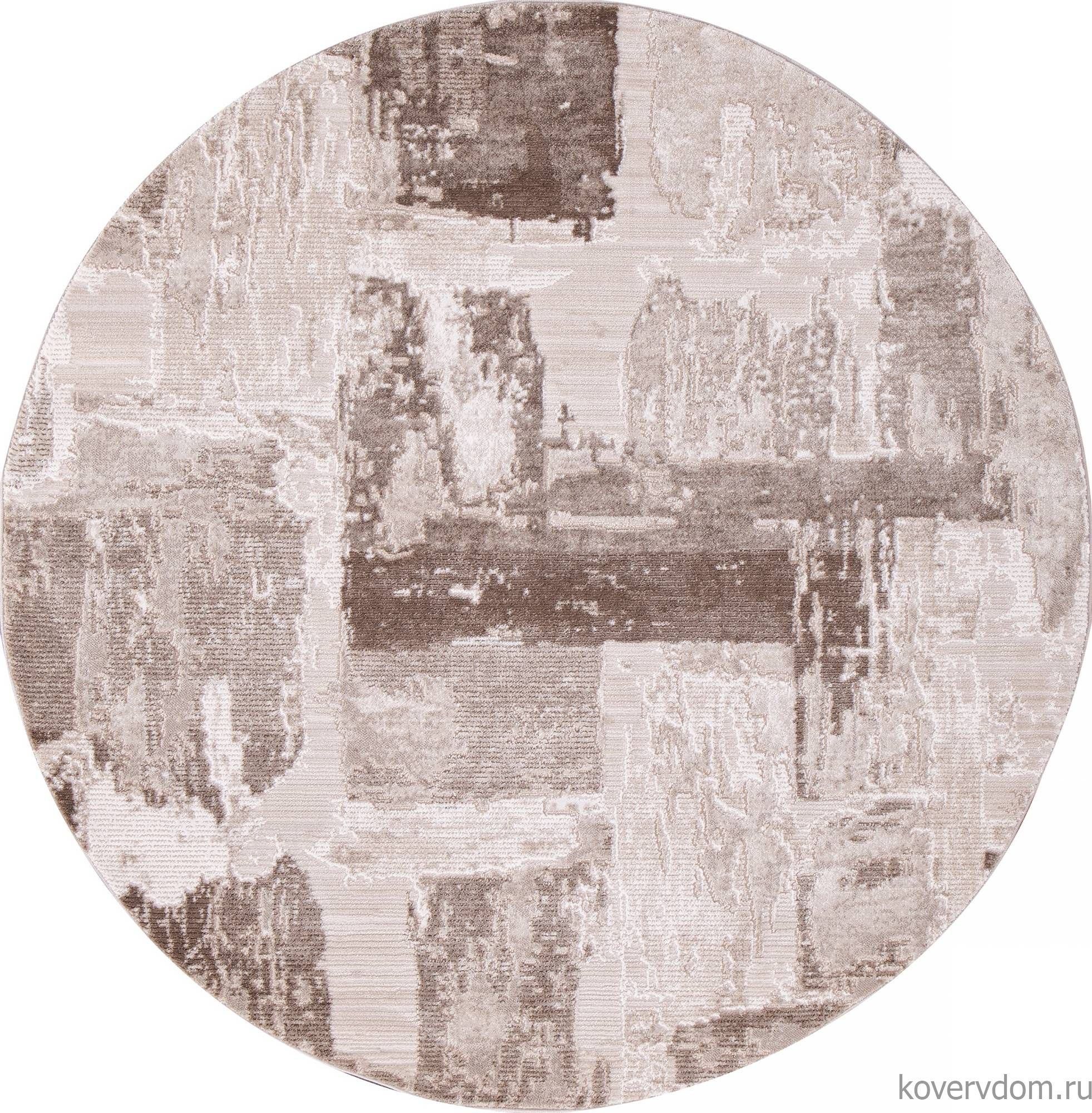 Ковер ARMINA 03710A BROWN / BROWN Круг