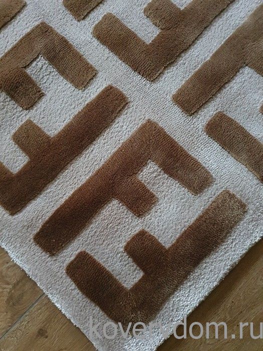 Ковер ручной работы FENDI-V02V04 cream-beige Ковер ручной работы FENDI-V02V04 cream-beige