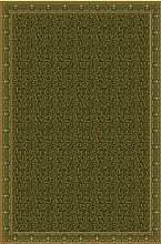 Овальный ковер в кабинет или бильярдную 1-03 зеленый