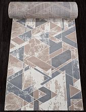 Круглый ковровая Дорожка SIERRA F354 BEIGE-BLUE