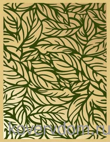 Рельефный ковер из вискозы RIMINI 5098 191613 green