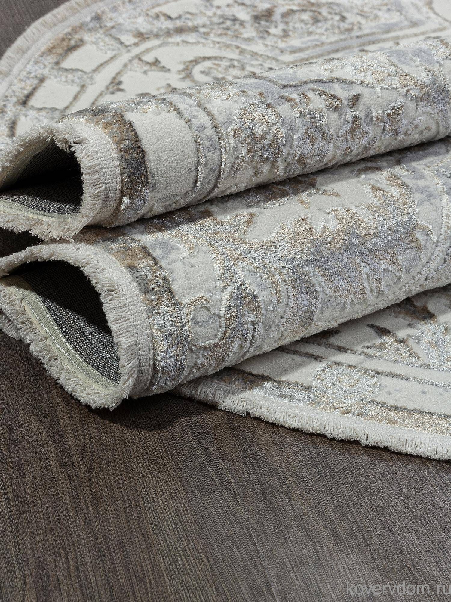 Ковер SAHARA-A 00765A GREY FDY / CREAM HB Овал Ковер SAHARA-A 00765A GREY FDY / CREAM HB Овал