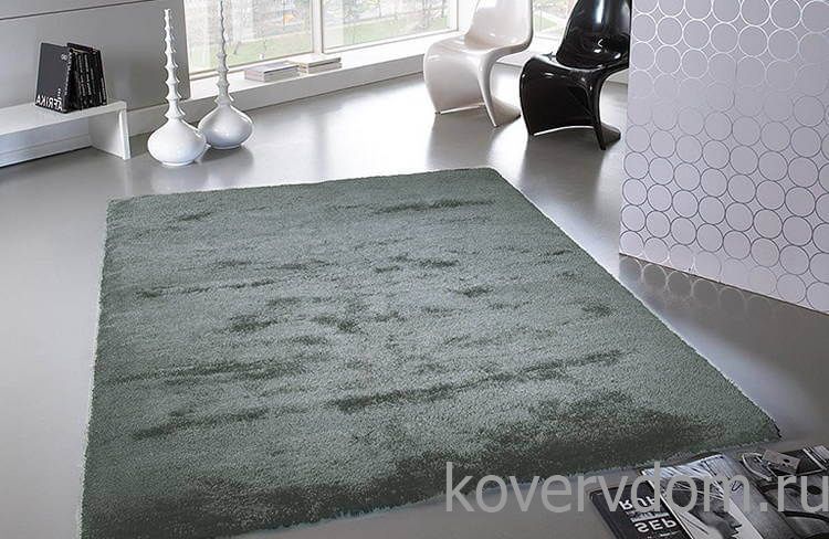 Ковер длинноворсовый Шелк Шегги SILVER