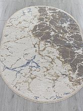 Абстрактный ковер MOSSO 27231A GRY / NAVY Овал