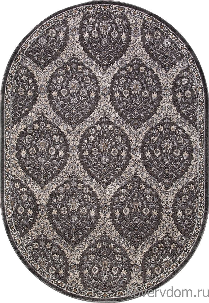Ковер SERENITY D740 DARK GRAY Овал