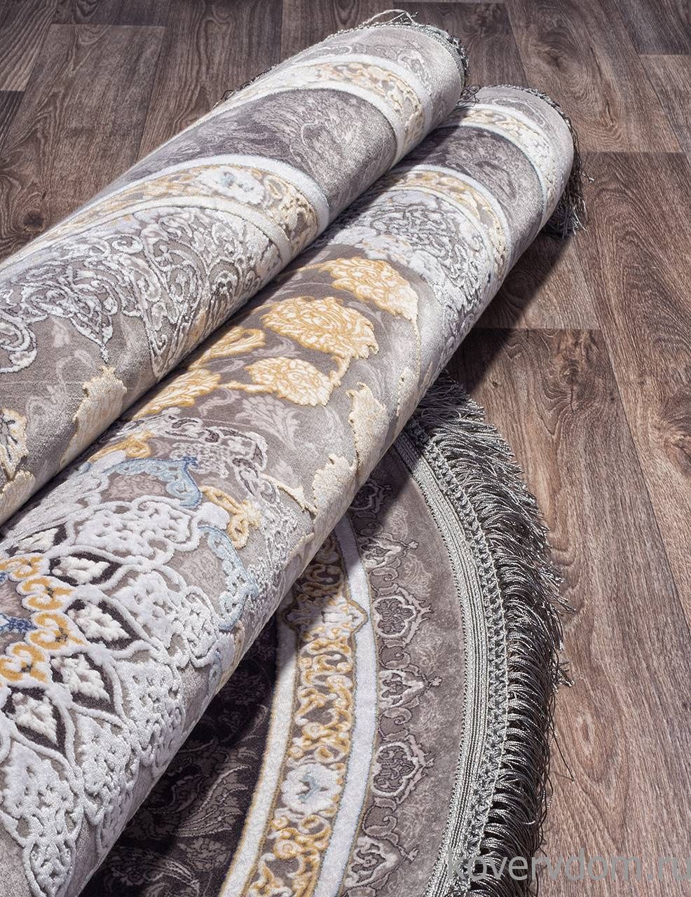 Ковер FARSI 1200 G258 GRAY Круг Ковер FARSI 1200 G258 GRAY Круг