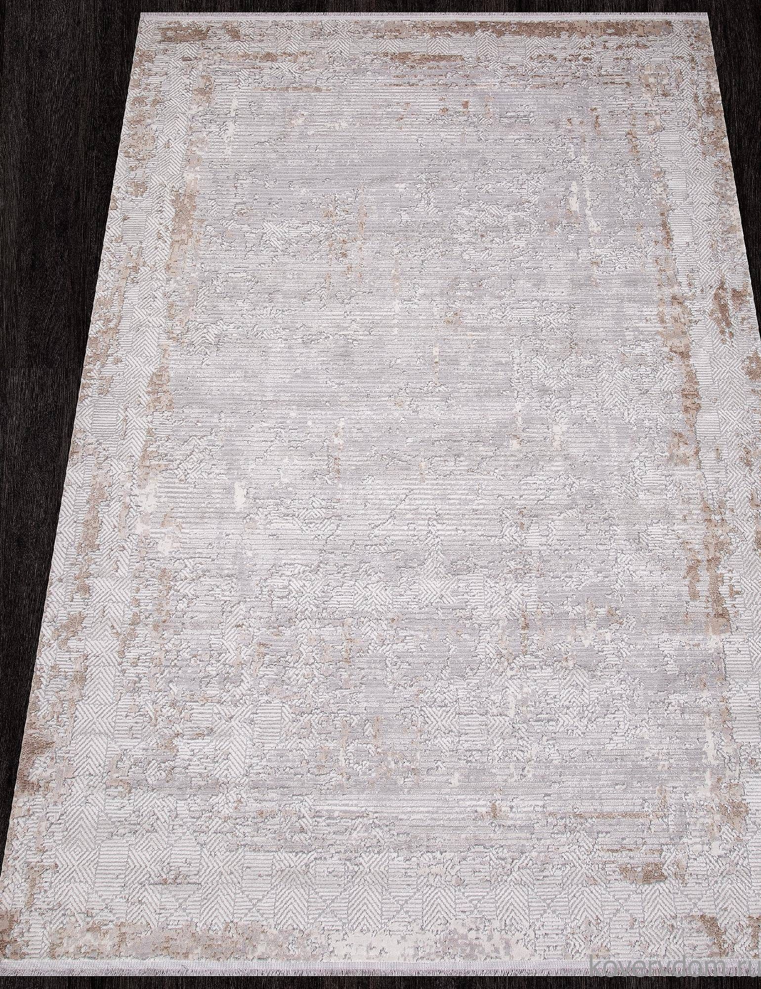 Ковер ALANYA 22400A WHITE / GREY SHR